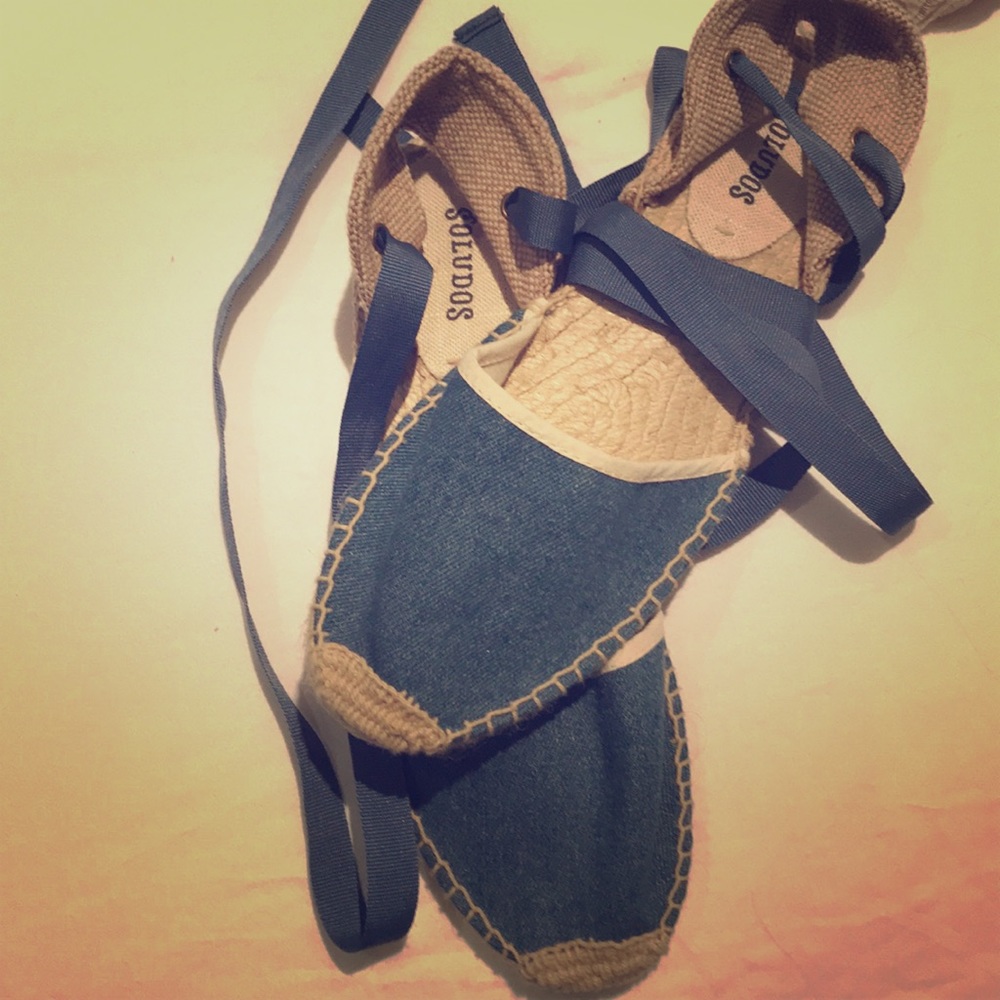 Soludos denim espadrilles